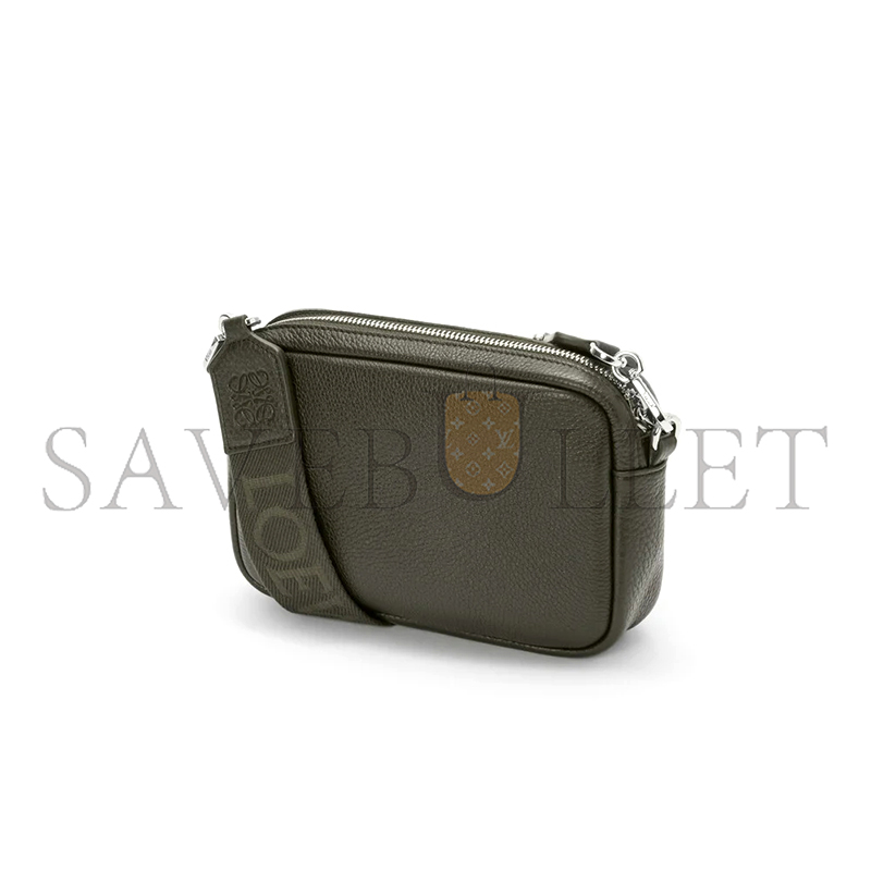 LOEWE SMALL PEBBLE MESSENGER BAG IN SUPPLE GRAINED CALFSKIN BANBPCBX01 (20*12.5*6cm)